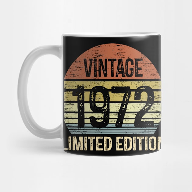 Vintage 1972 Limited Edition Birthday Gift by AlvinReyesShop